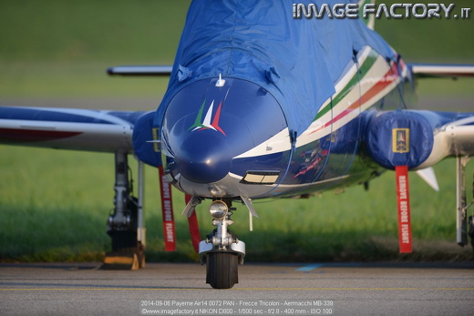 2014-09-06 Payerne Air14 0072 PAN - Frecce Tricolori - Aermacchi MB-339